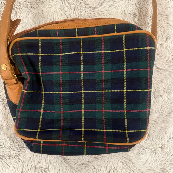 Vintage Keds Blue And Green Plaid Crossbody Purse Y2K 90s Retro Excellent Cond - Picture 5 of 7